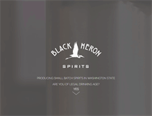 Tablet Screenshot of blackheronspirits.com